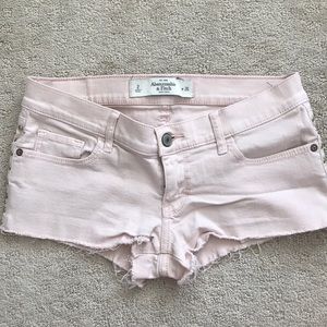 light pink shorts